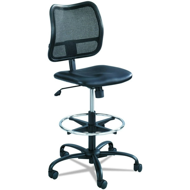 Ergonomic Black Vinyl Safco Products Vue Mesh Extended-Height Chair Ergonomic Black Vinyl Safco Products Vue Mesh Extended-Height Chair